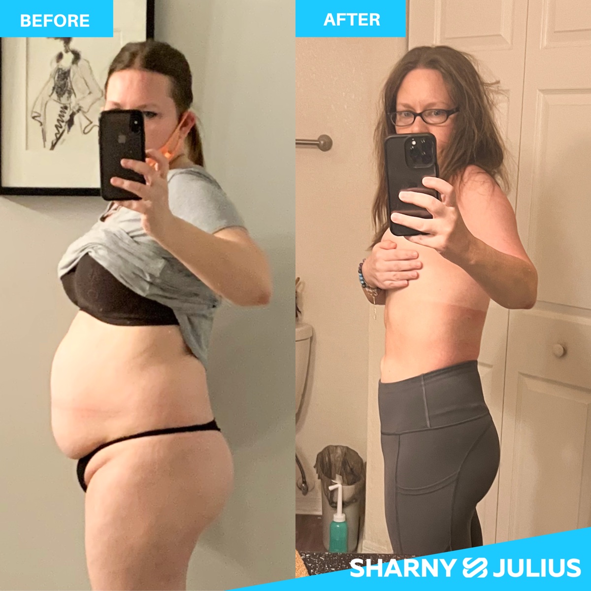 Aubrey B. — FHHM before and after transformation