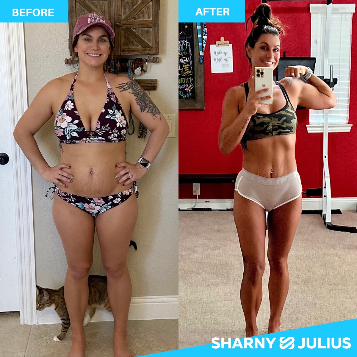 Britt L. — FHHM before and after transformation