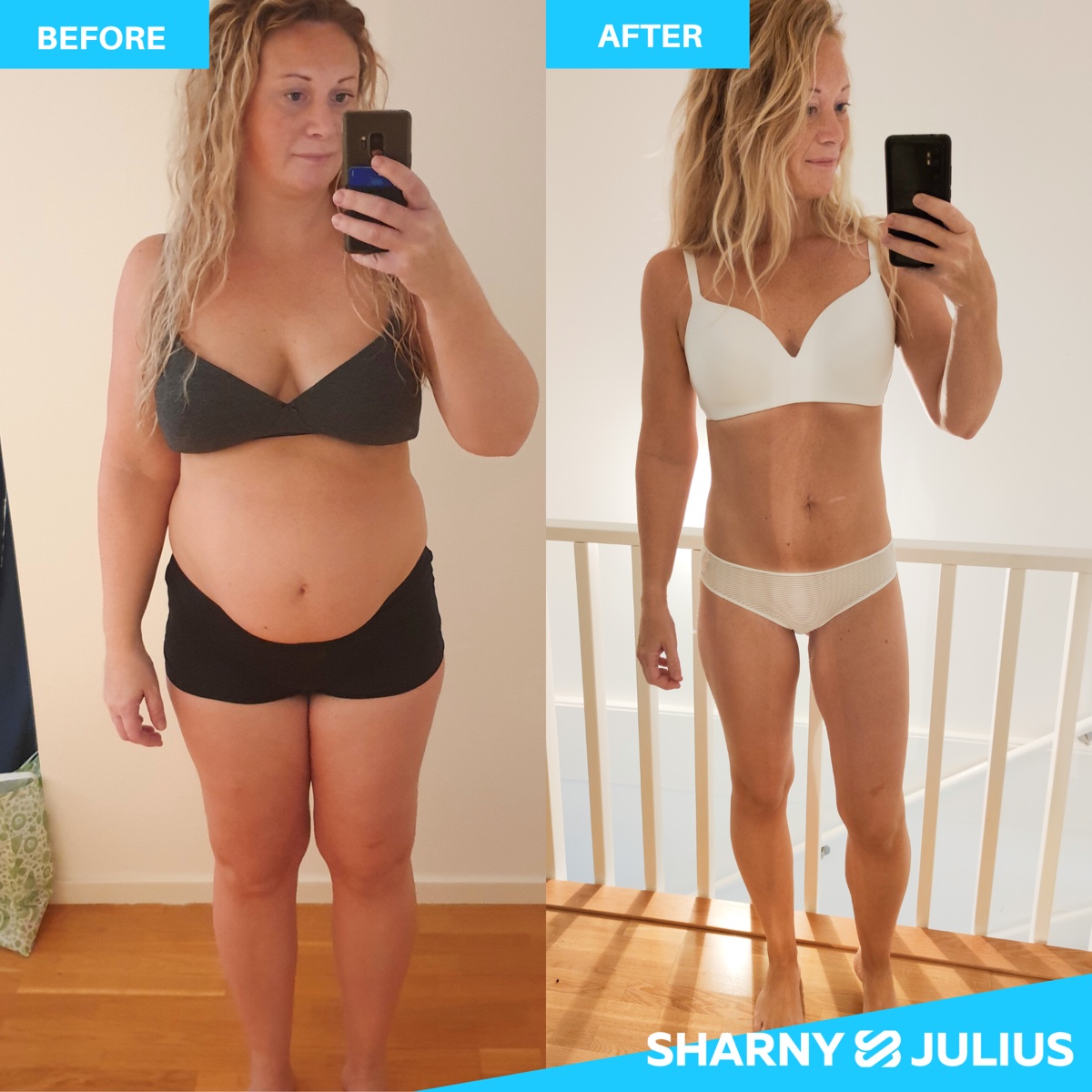 Nina G. — FHHM before and after transformation