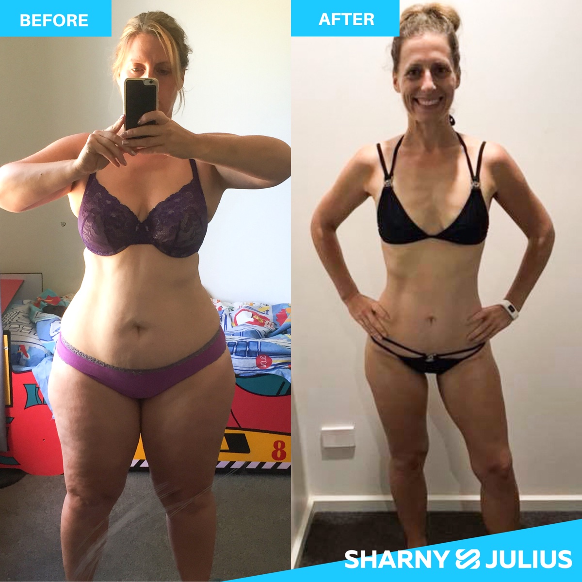 Tania J. — FHHM before and after transformation